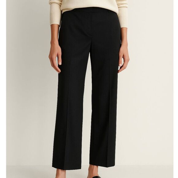 Vince Pants - Vince Wide Leg Lyocell Linen Blend Black Pants Size 2